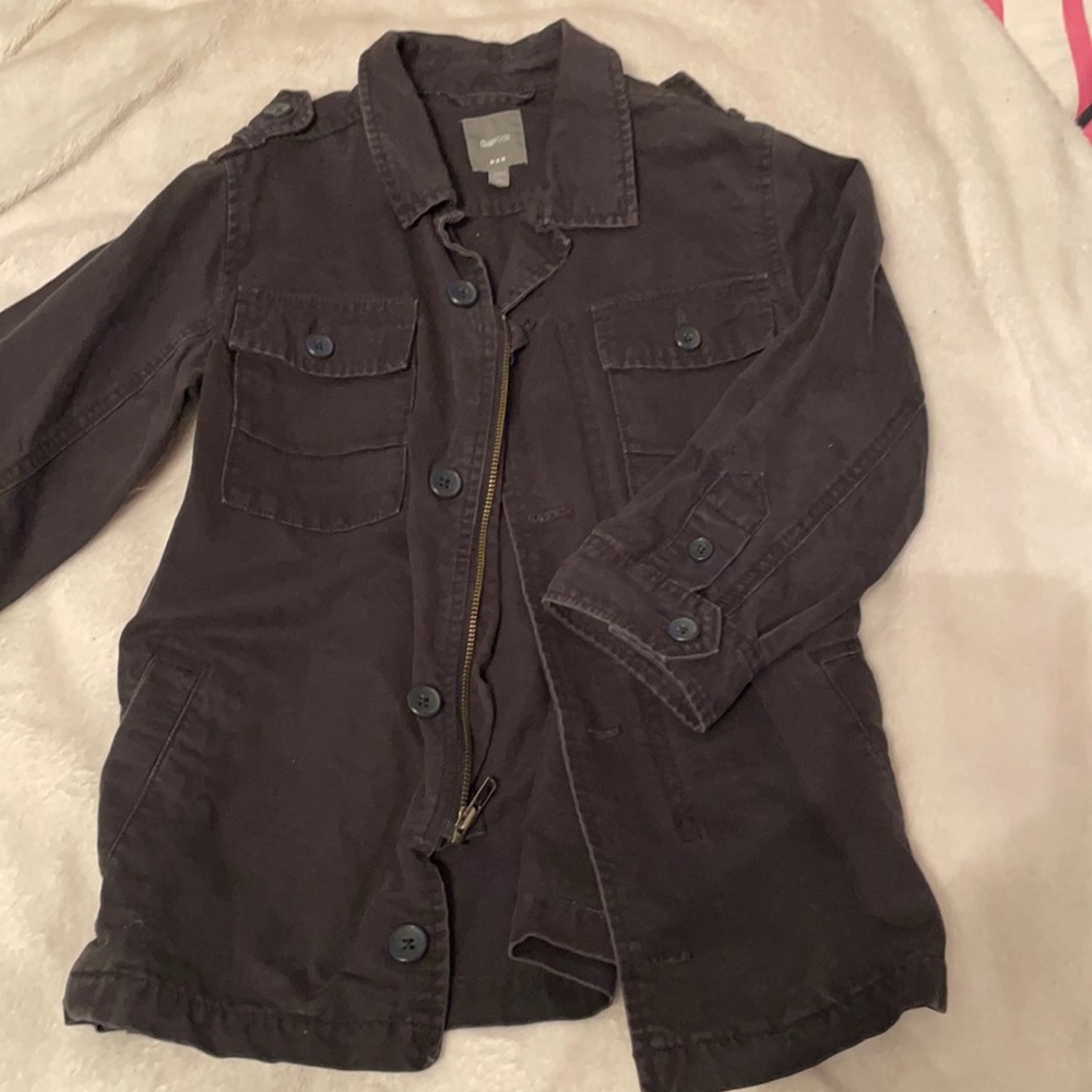 GapKids boys jacket size small 6/7 black